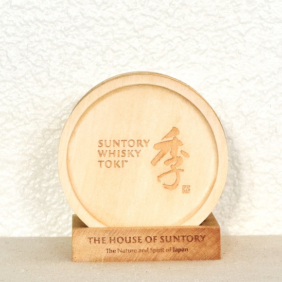 Suntory Toki Japanese Whisky Wood Coasters Set Discontinued - Picture 1 of 11
